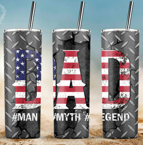 DAD 20 oz Printed Tumbler