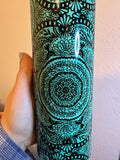 Hidden Cuss Word Mandala Tumbler